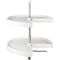 Hardware Resources 24" Pie-Cut Two-Shelf Plastic Lazy Susan Set PLSP24 - alternate 1